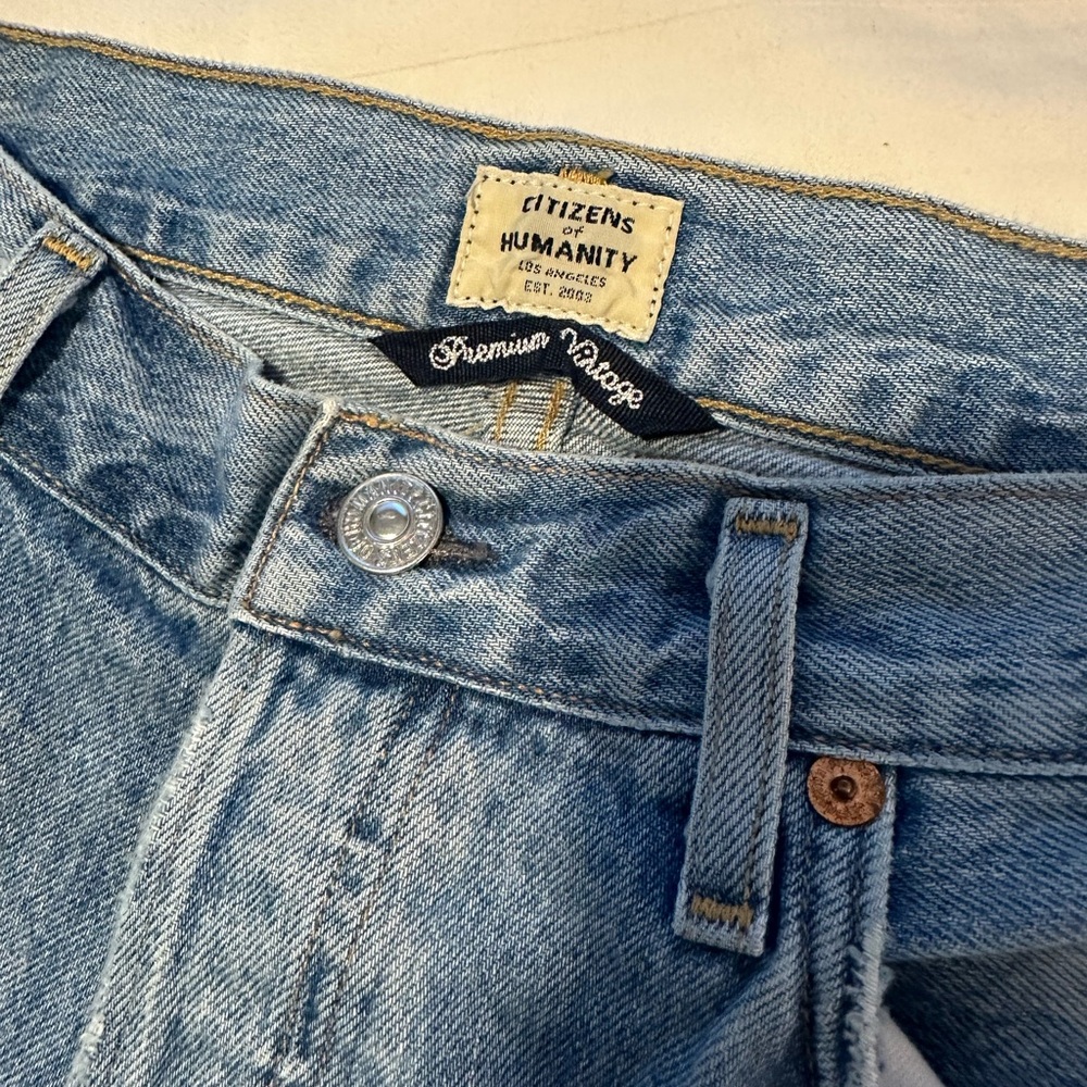 Citizens of Humanity Denim Jeans - Emery High Rise Relaxed Crop